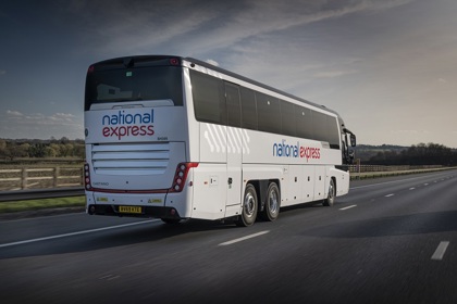An image of a National Express coach